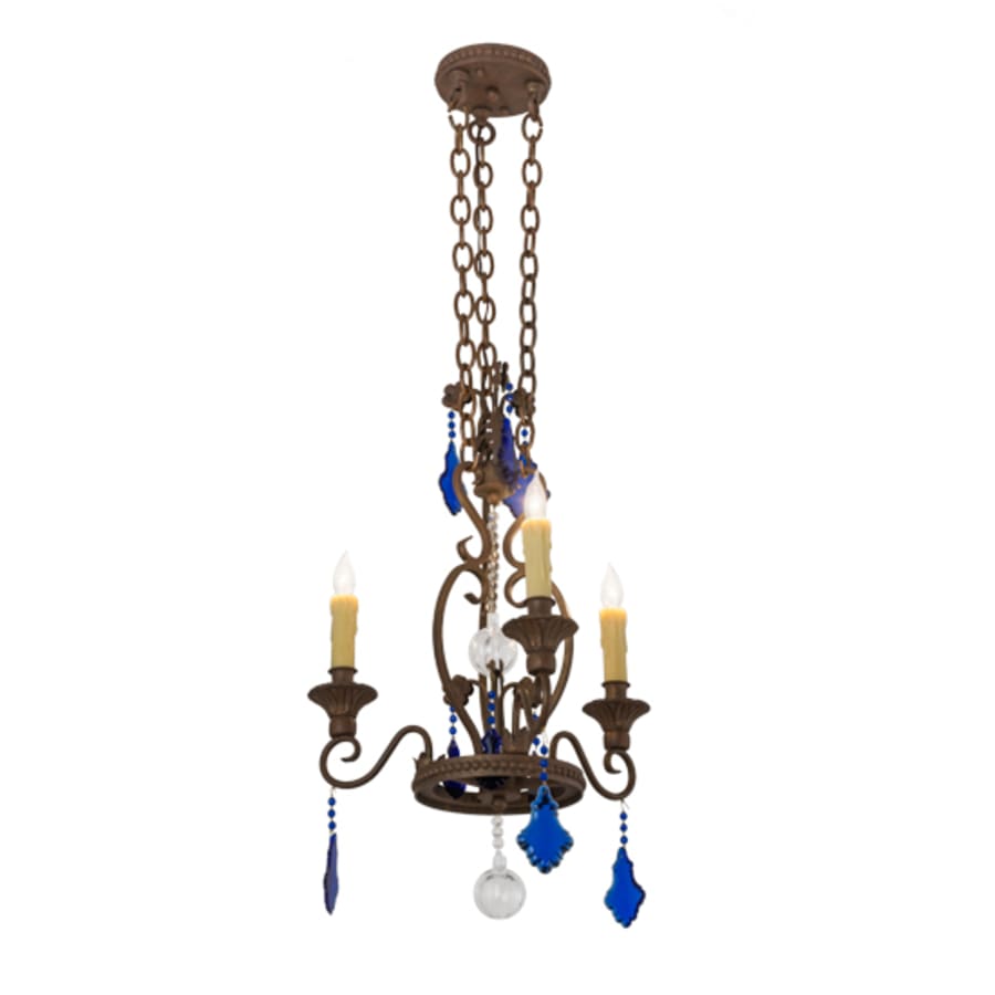 Peak 3-Light 18" Wide Taper Candle Multi-Light Pendant