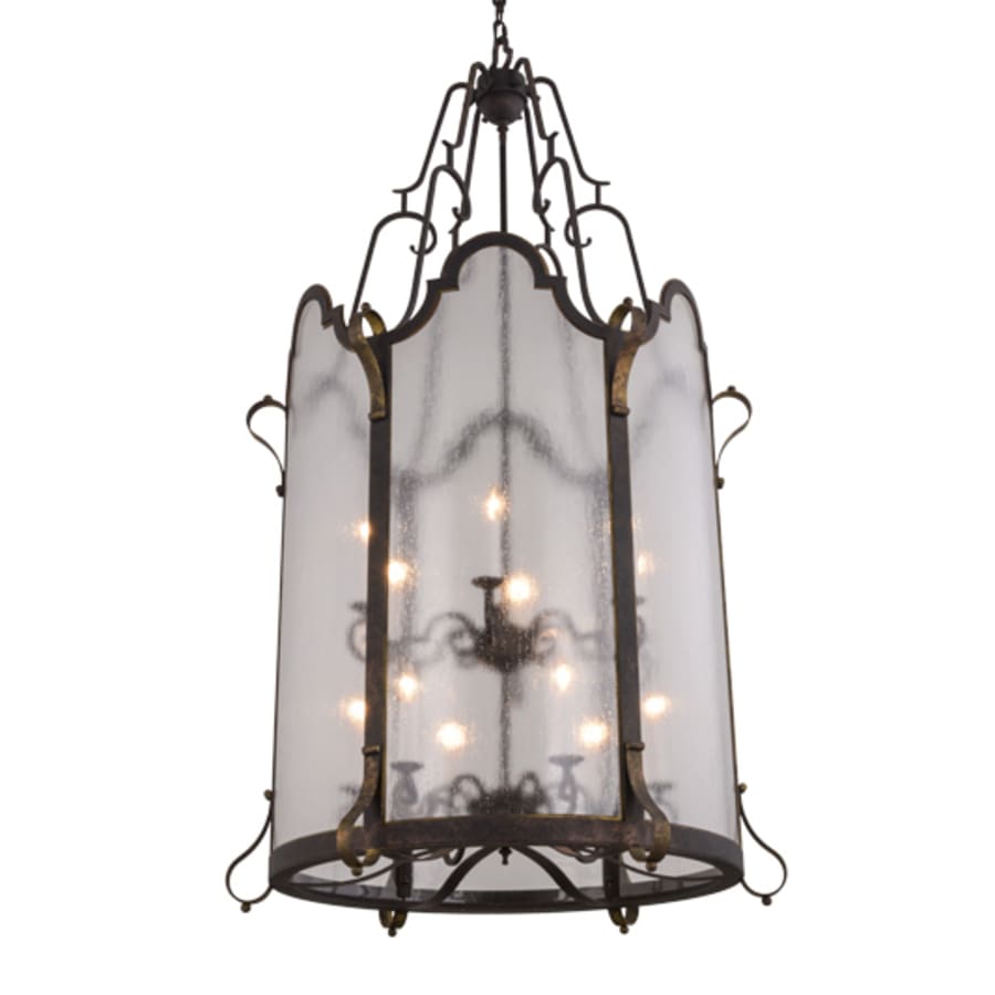 Dubrek 12-Light 33" Wide Taper Candle Pendant