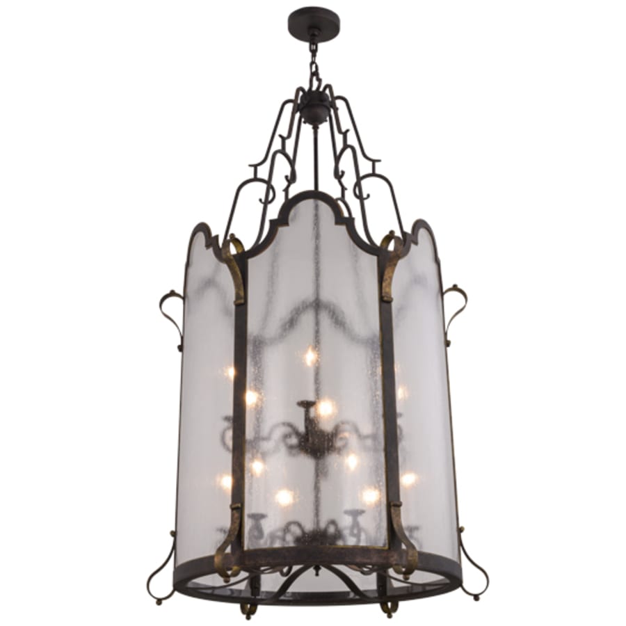 Dubrek 12-Light 33" Wide Taper Candle Pendant