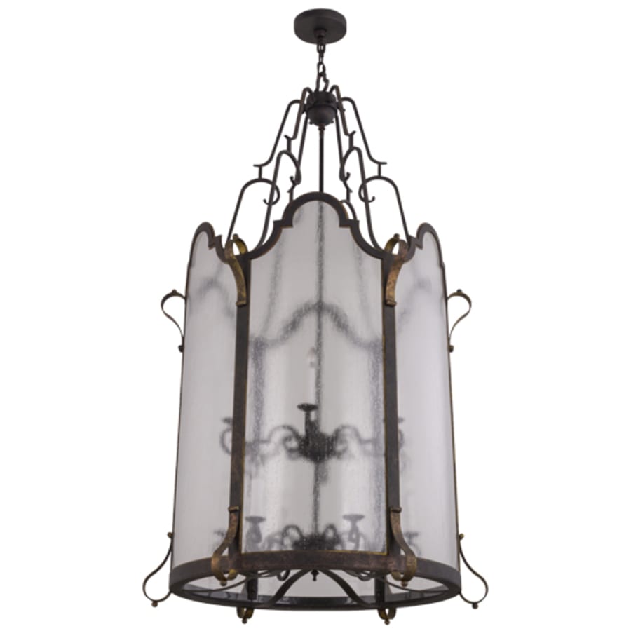 Dubrek 12-Light 33" Wide Taper Candle Pendant
