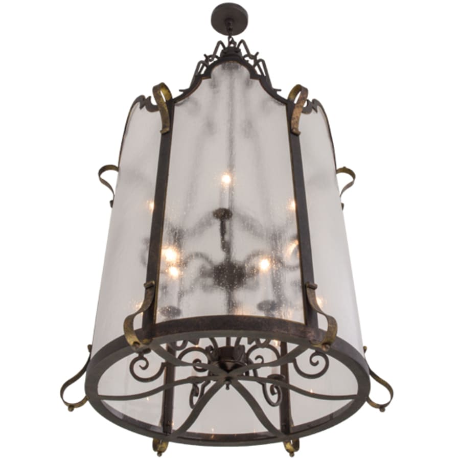 Dubrek 12-Light 33" Wide Taper Candle Pendant
