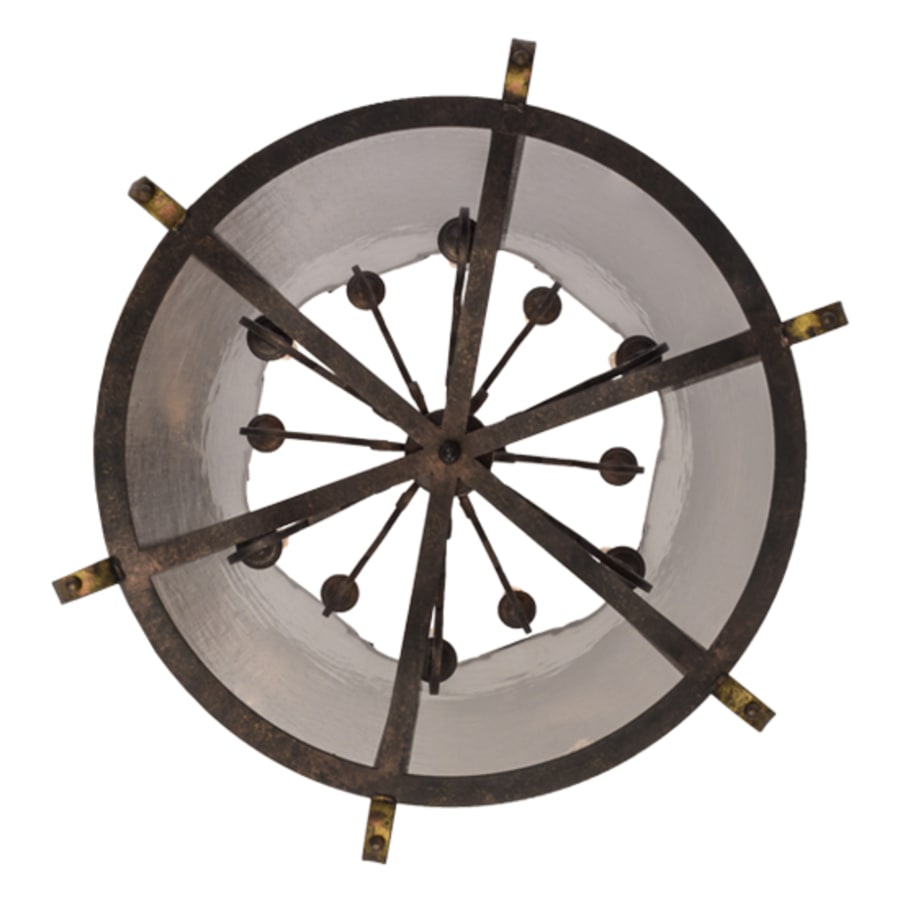 Dubrek 12-Light 33" Wide Taper Candle Pendant