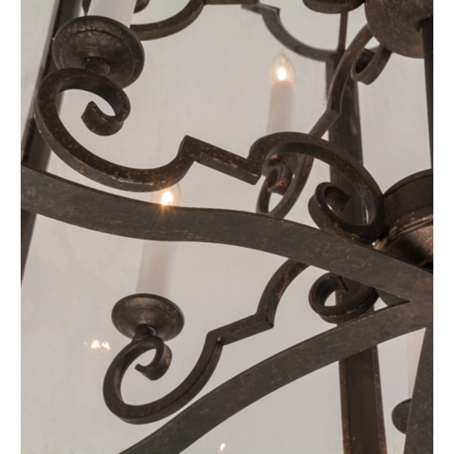 Dubrek 12-Light 33" Wide Taper Candle Pendant