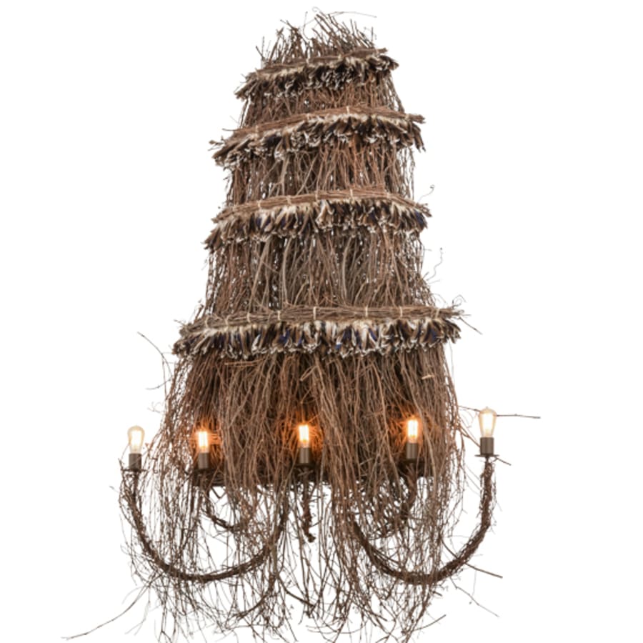 Terres Canard 5-Light 84" Tall Wall Sconce