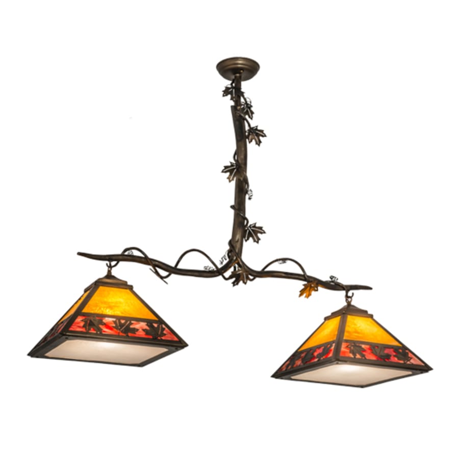 Maple Leaf 2-Light 42" Wide Linear Pendant