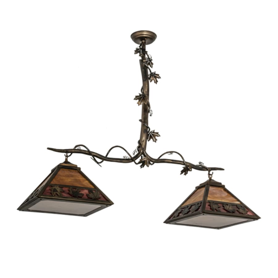 Maple Leaf 2-Light 42" Wide Linear Pendant
