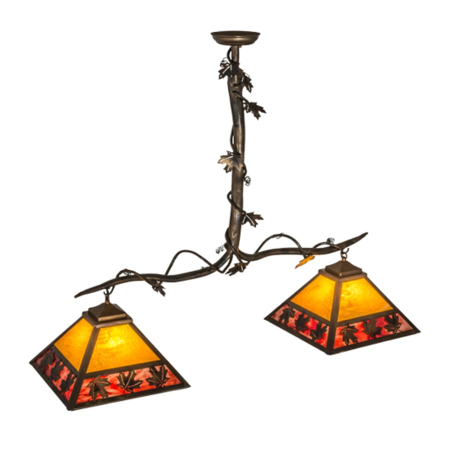 Maple Leaf 2-Light 42" Wide Linear Pendant