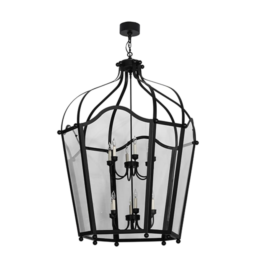 Citadel 12-Light 42" Wide Taper Candle Pendant detail view 4