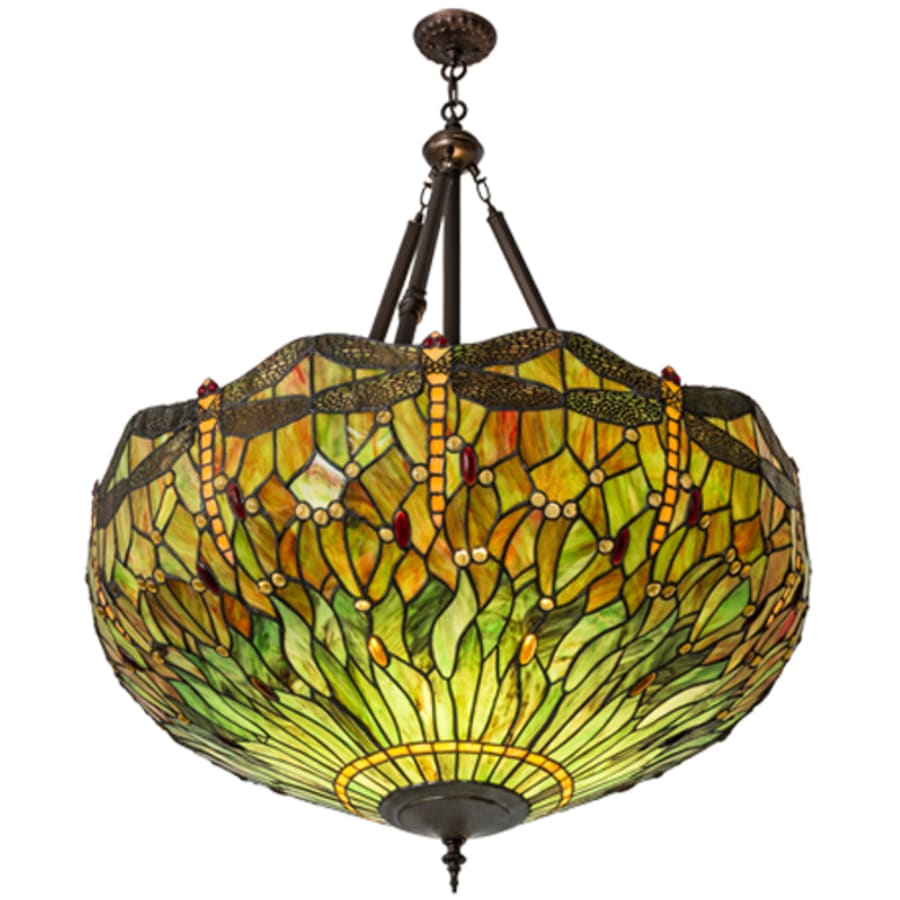 Tiffany Hanginghead Dragonfly 4-Light 38" Wide Pendant