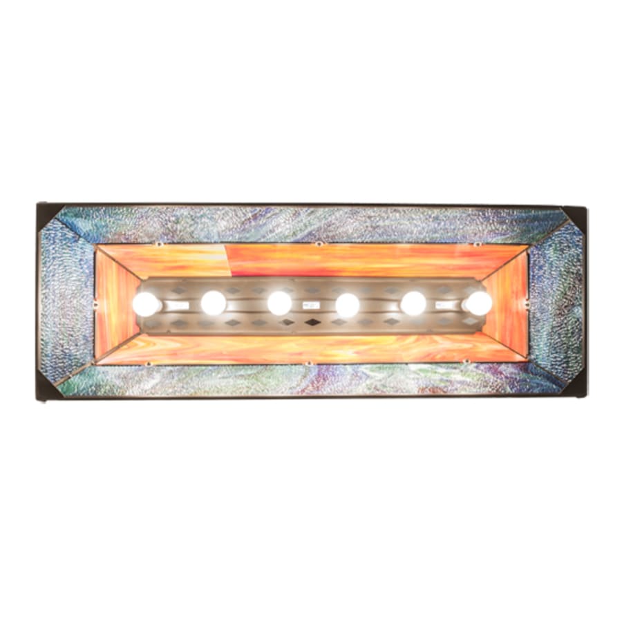 Deer At Lake 6-Light 48" Wide Linear Pendant