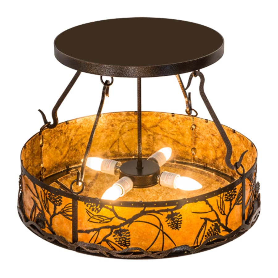Whispering Pines 4-Light 24" Wide Pendant