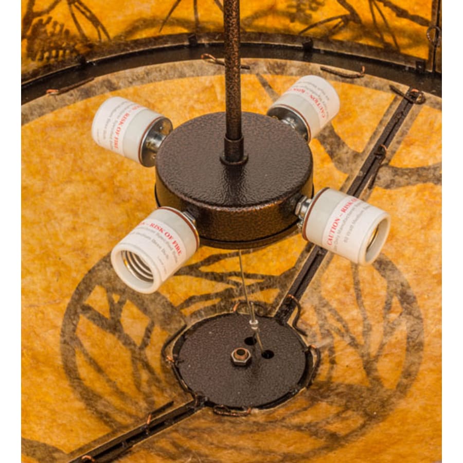 Whispering Pines 4-Light 24" Wide Pendant