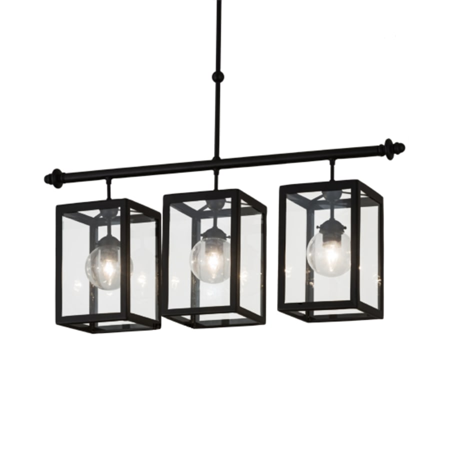 Quadrato Bloc 3-Light 39" Wide Linear Pendant