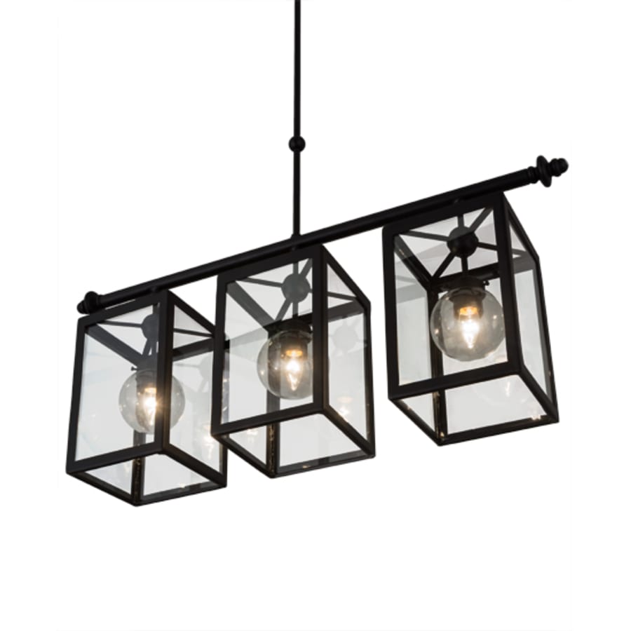 Quadrato Bloc 3-Light 39" Wide Linear Pendant