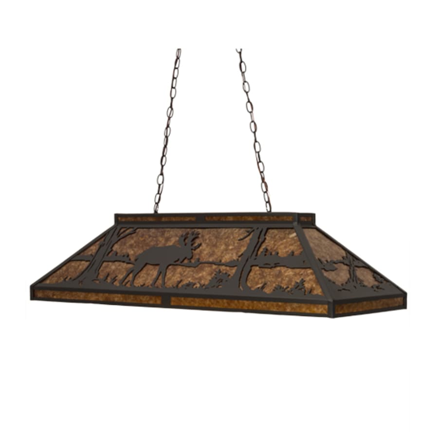 Moose and Black Bear 9-Light 48" Wide Linear Pendant