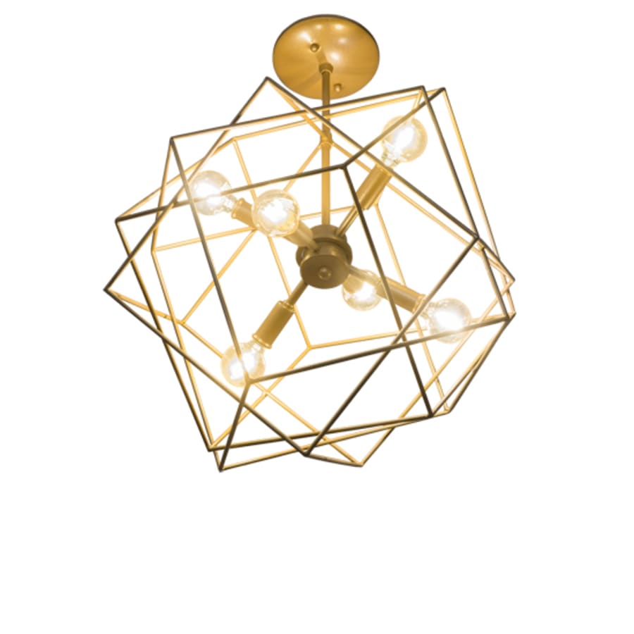 Conundrum 6-Light 19" Wide Pendant