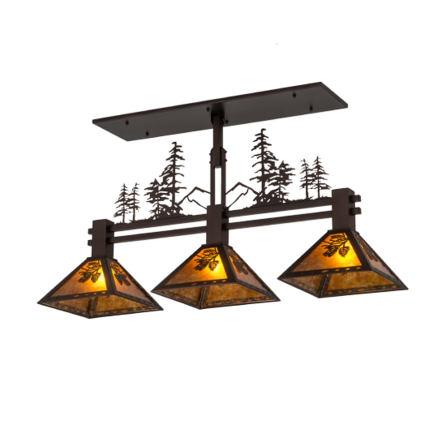 Tall Pines 3-Light 45" Wide Linear Pendant