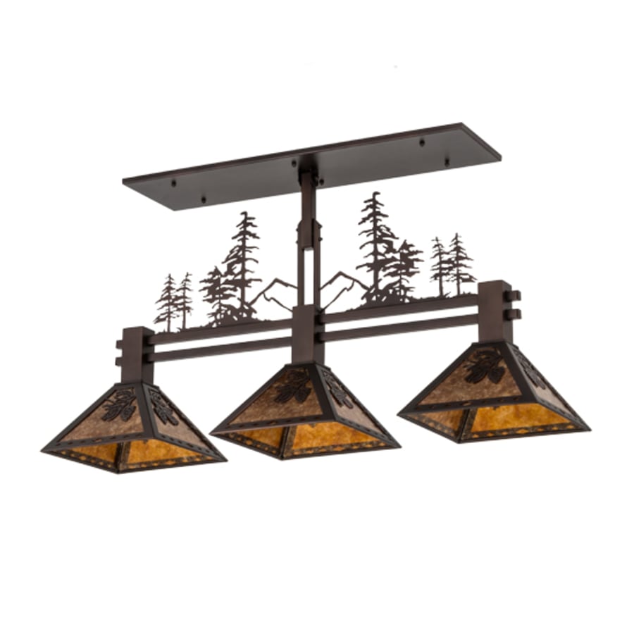 Tall Pines 3-Light 45" Wide Linear Pendant