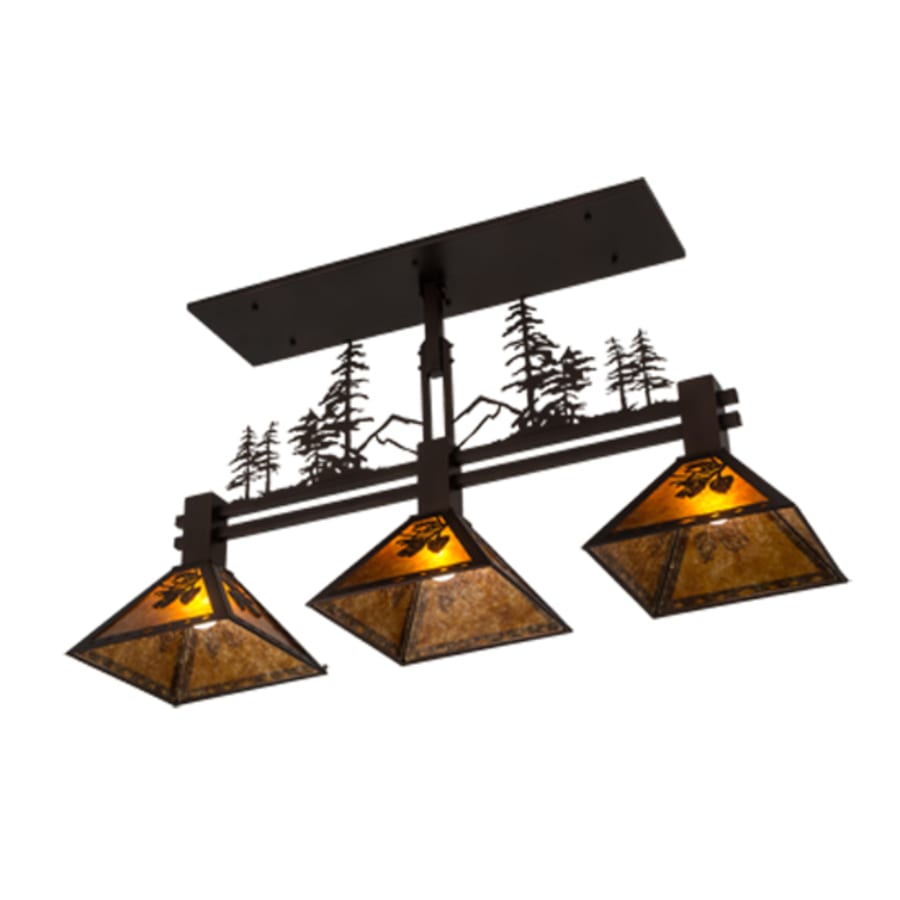 Tall Pines 3-Light 45" Wide Linear Pendant