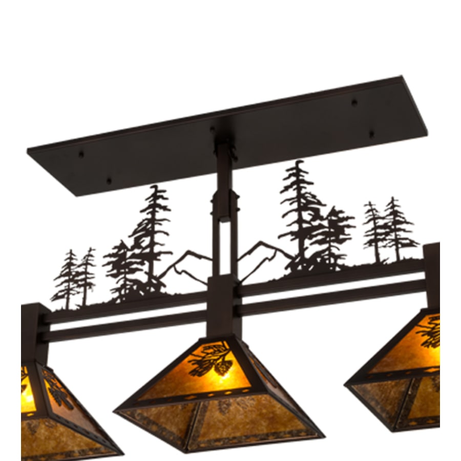 Tall Pines 3-Light 45" Wide Linear Pendant