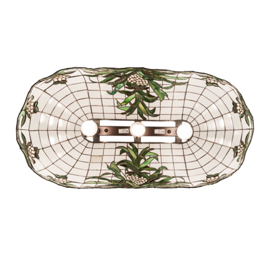 Pineapple 3-Light 32" Wide Linear Pendant