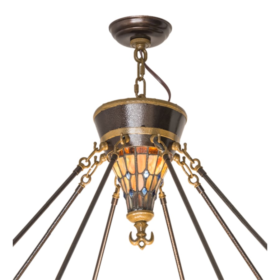Fleur-de-lis 8-Light 45" Wide Pendant