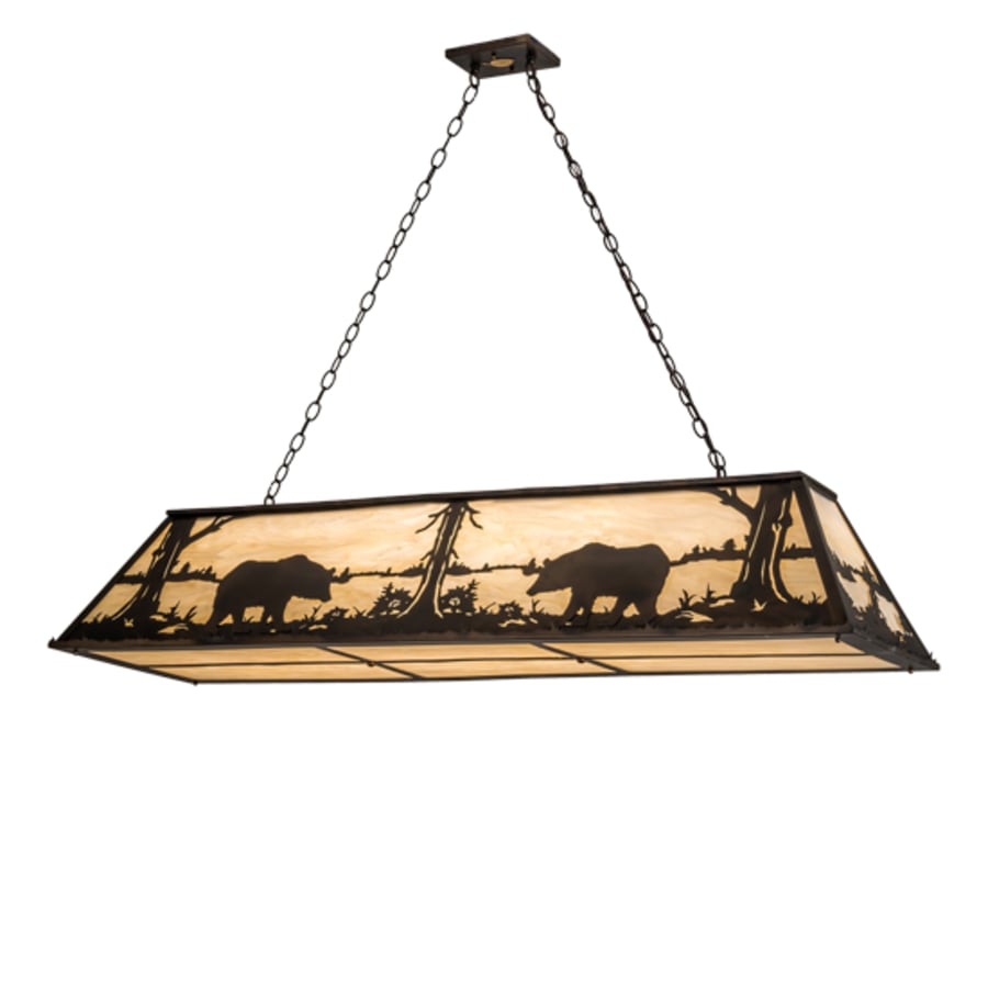 Nine-Light 61" Wide Billiard Linear Pendant