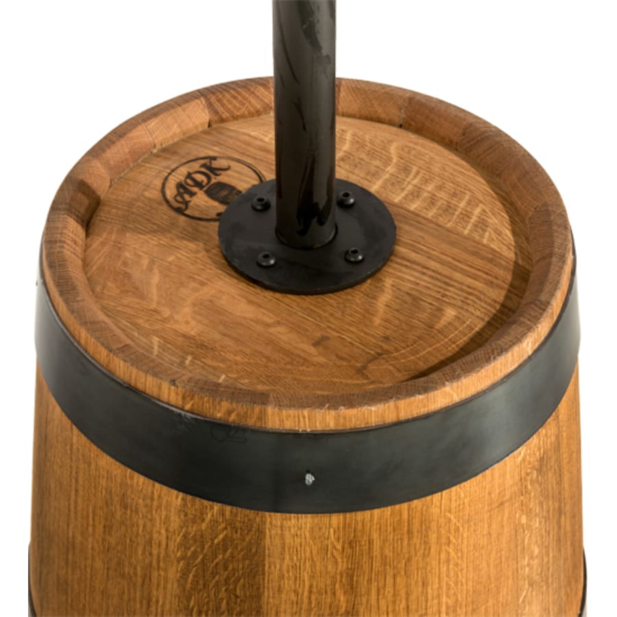 Three-Light 17" Wide Wood Pendant