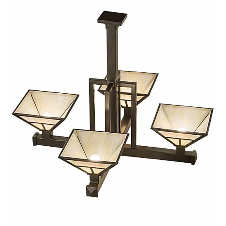 Four-Light 42" Wide Pendant