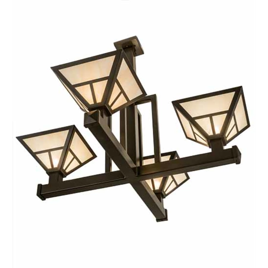Four-Light 42" Wide Pendant