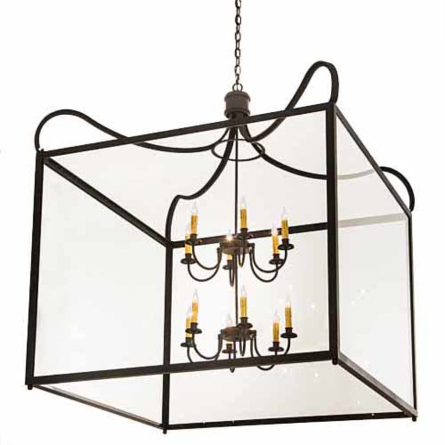 Sixteen-Light 61" Wide Taper Candle Pendant