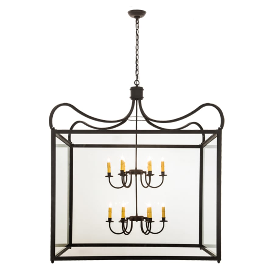 Sixteen-Light 61" Wide Taper Candle Pendant