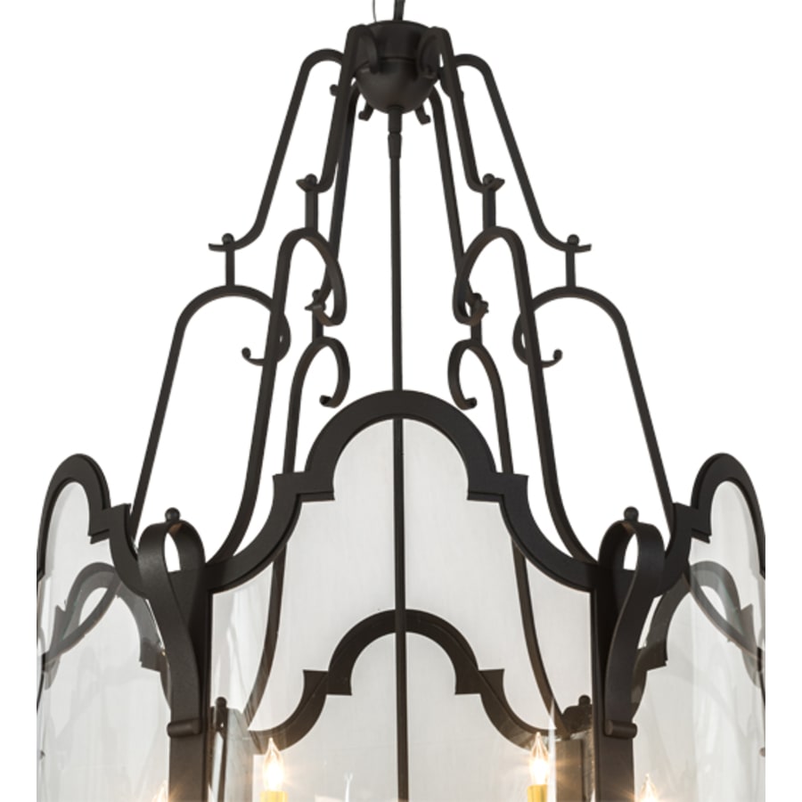 Twelve-Light 33" Wide Taper Candle Pendant