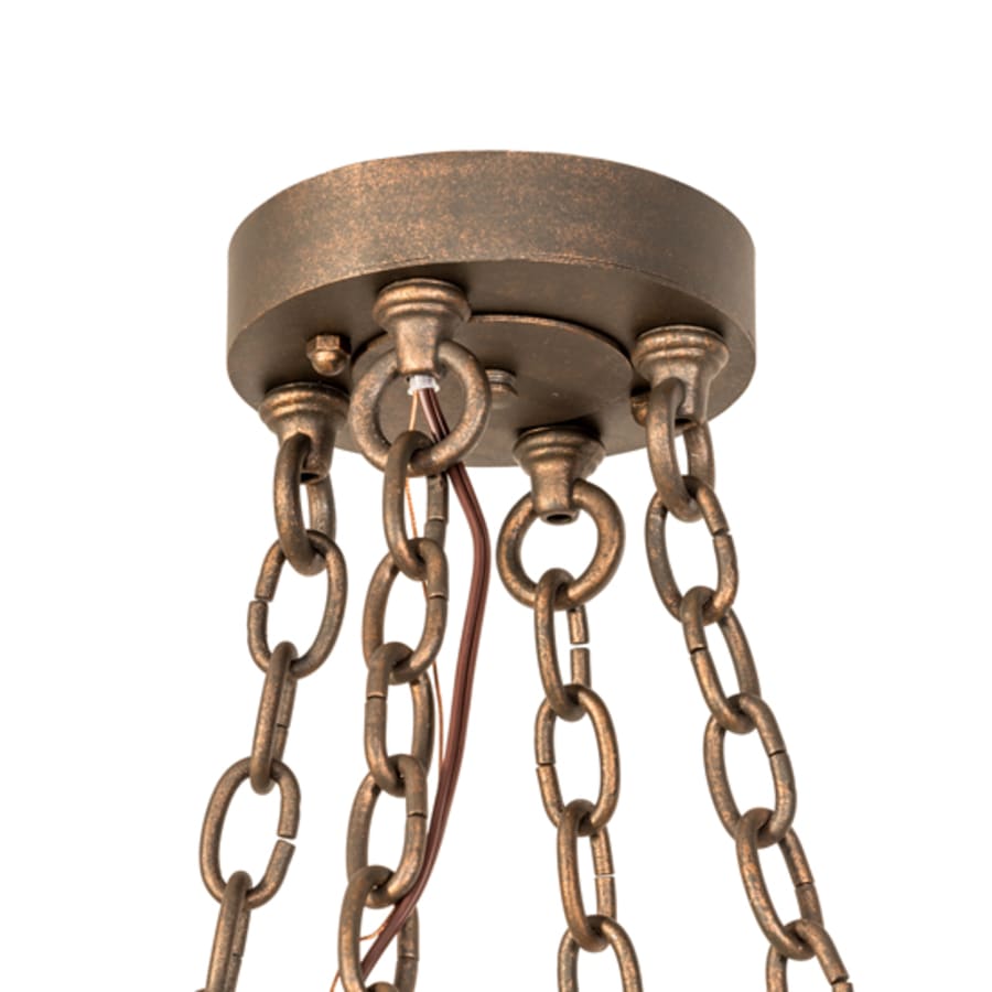 Eight-Light 42" Wide Taper Candle Pendant