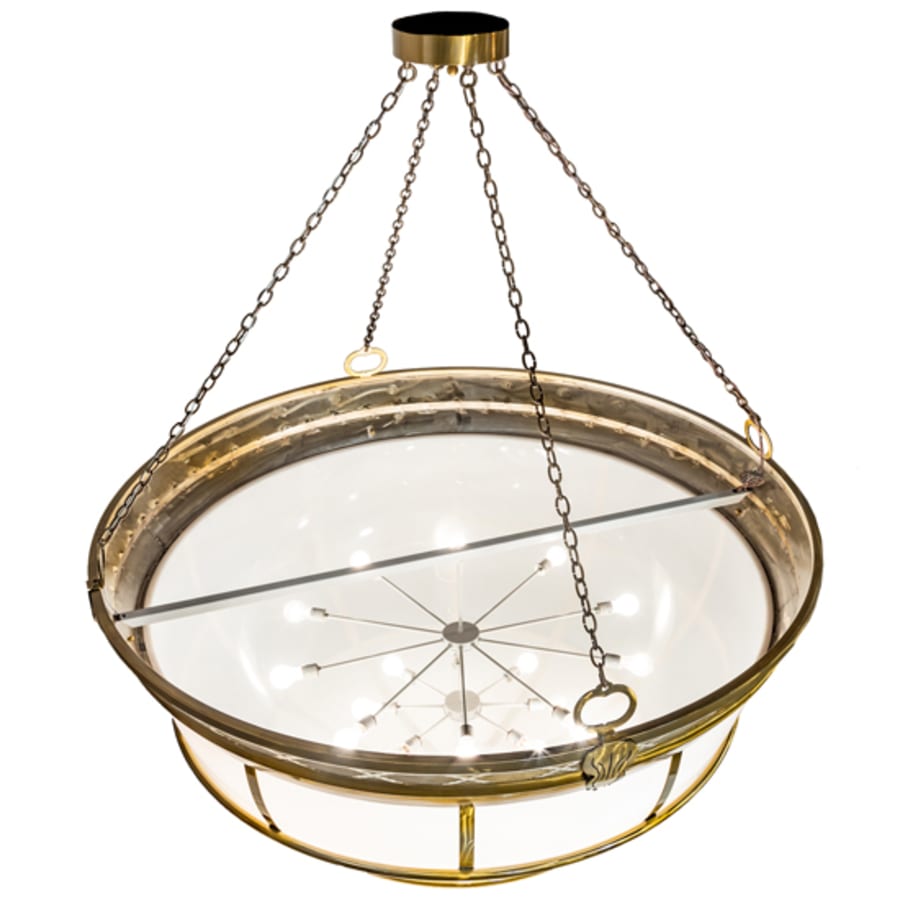 Eighteen-Light 72" Wide Pendant