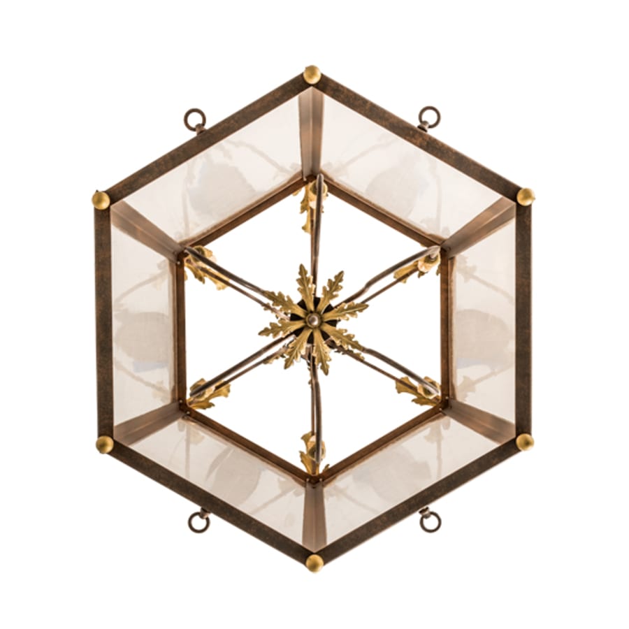 Six-Light 34" Wide Taper Candle Pendant