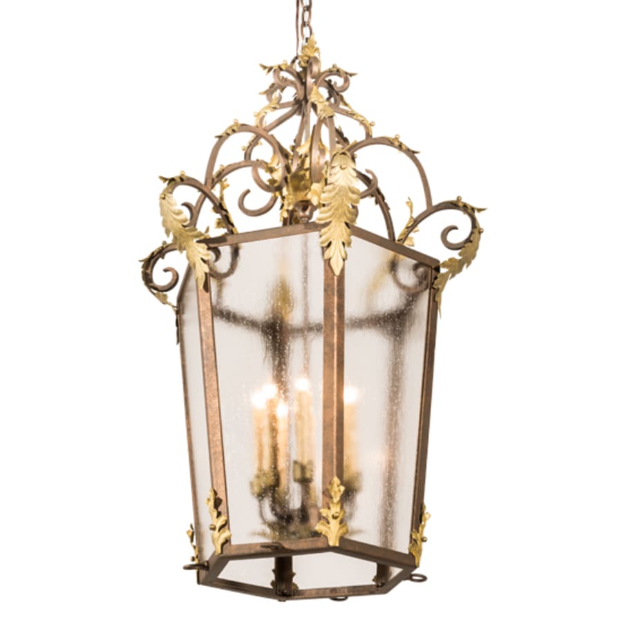 Eight-Light 25" Wide Taper Candle Pendant