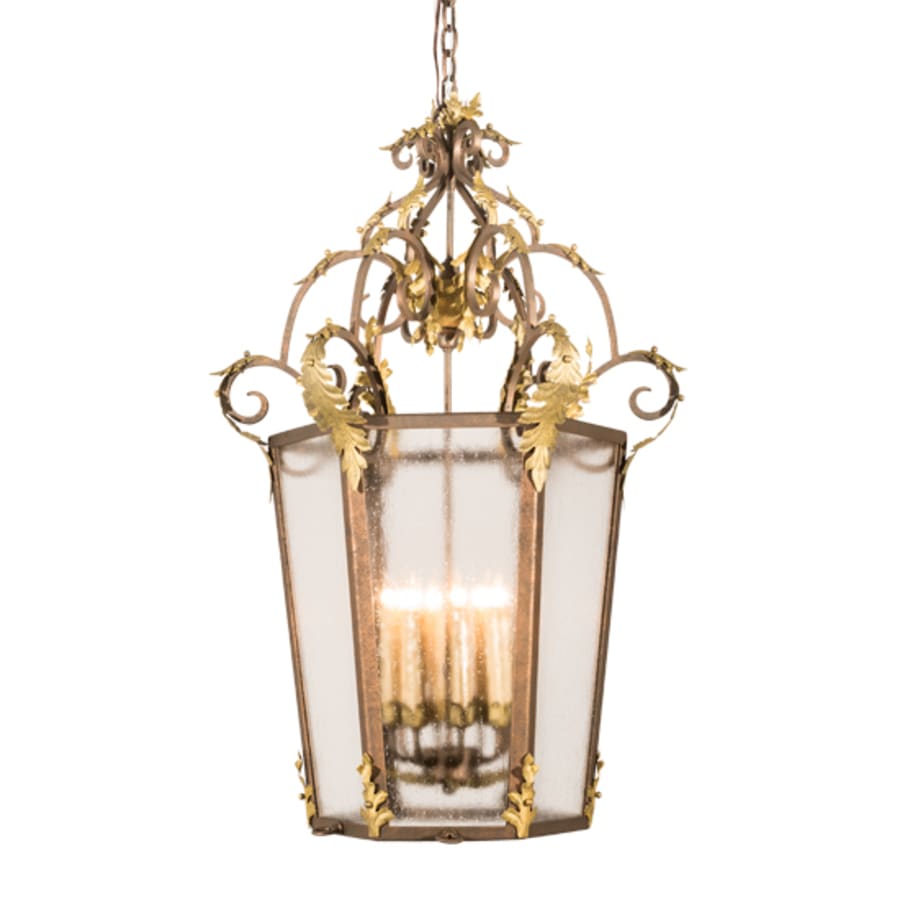 Eight-Light 25" Wide Taper Candle Pendant