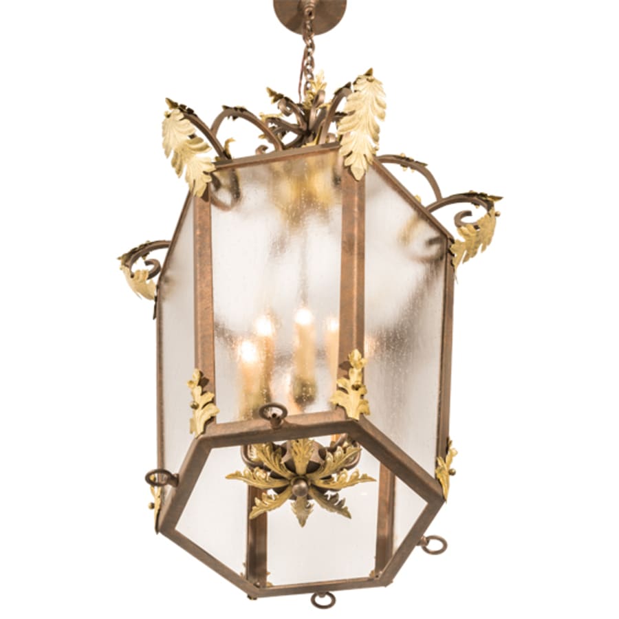 Eight-Light 25" Wide Taper Candle Pendant