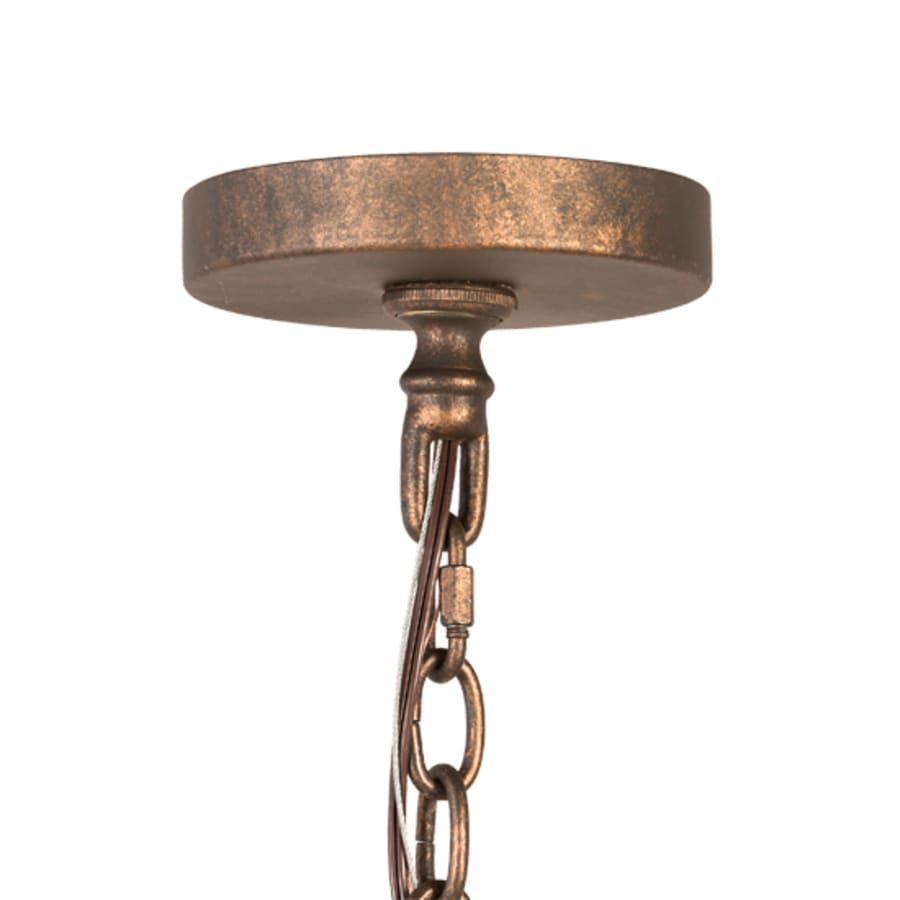 Eight-Light 25" Wide Taper Candle Pendant