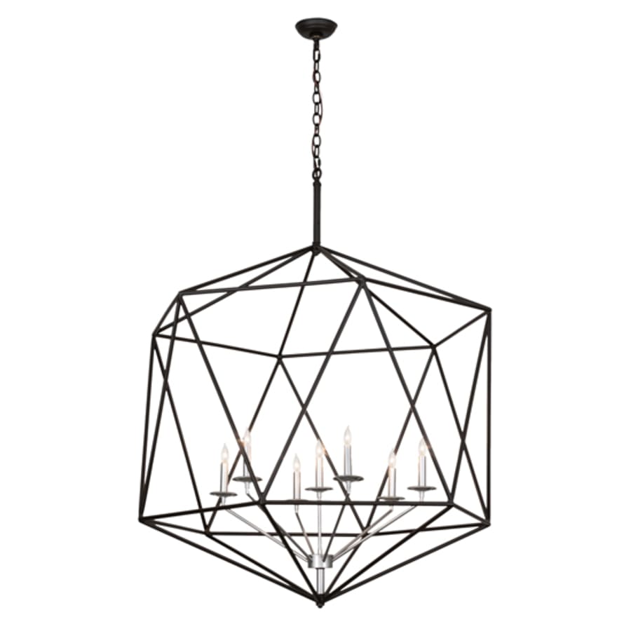 Seven-Light 42" Wide Taper Candle Pendant