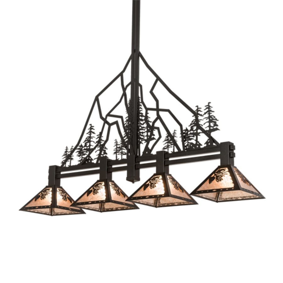 Four-Light 60" Wide Linear Pendant