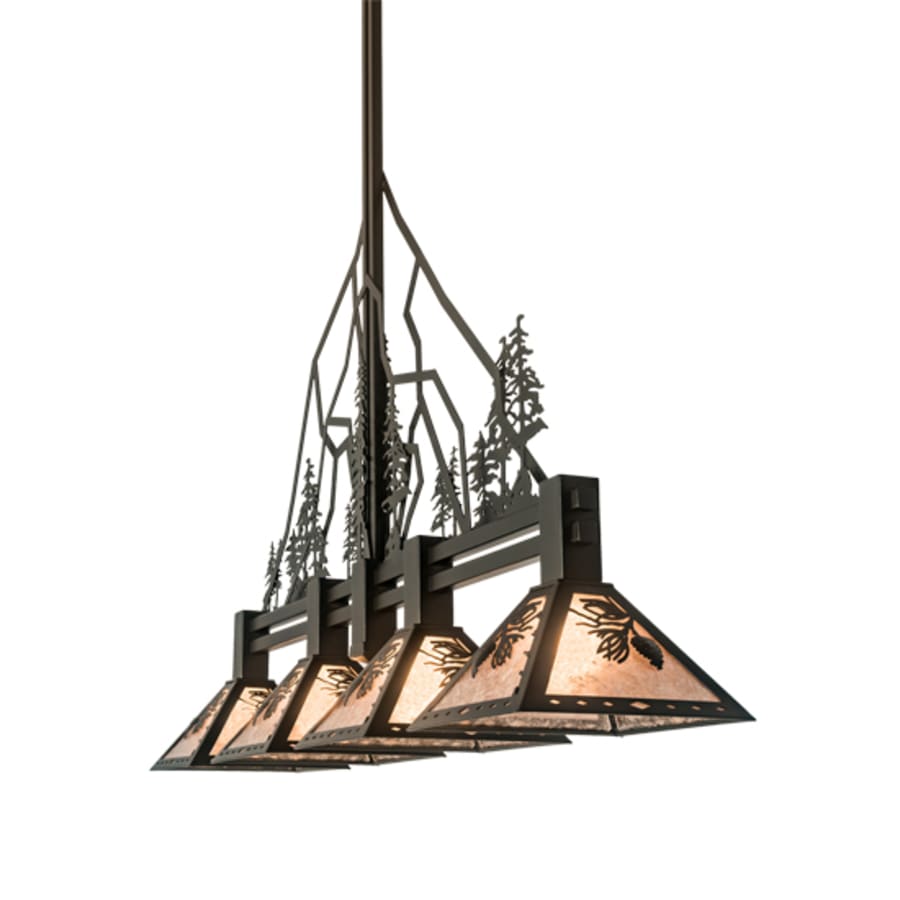 Four-Light 60" Wide Linear Pendant