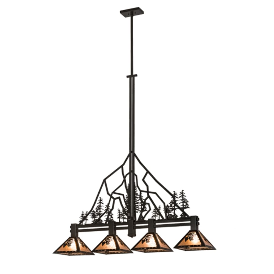 Four-Light 60" Wide Linear Pendant