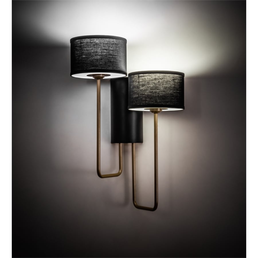 Cilindro Duet 2-Light 25" Tall Wall Sconce