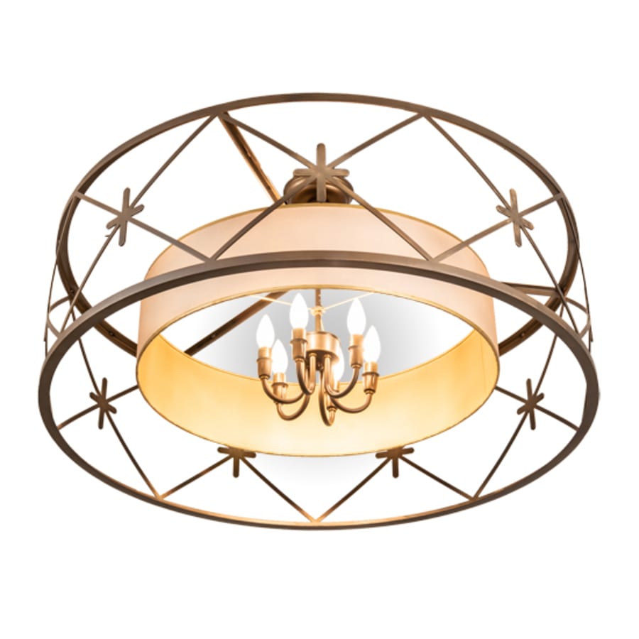 Six-Light 36" Wide Pendant