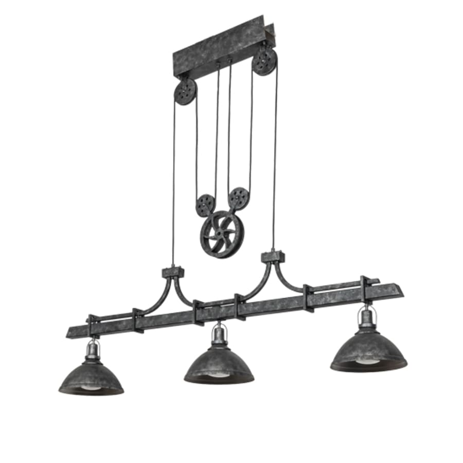 Three-Light 67" Wide Linear Pendant