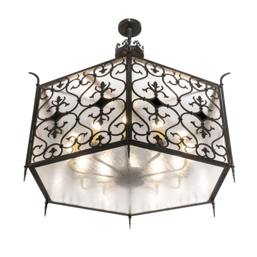 Twelve-Light 48" Wide Taper Candle Pendant