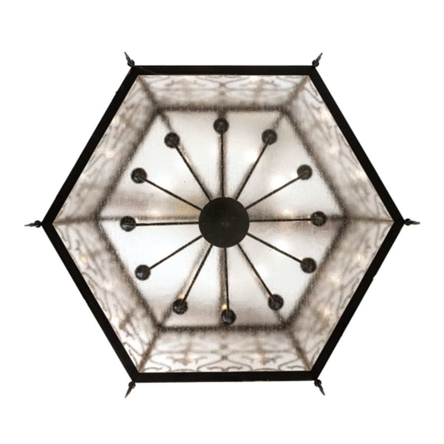Twelve-Light 48" Wide Taper Candle Pendant