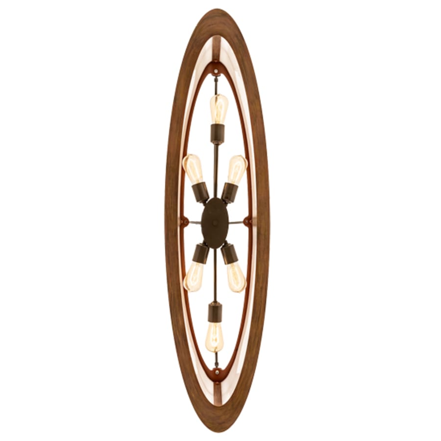 Six-Light 48" Wide Linear Pendant